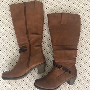 Like New Rieker Boots Fur Lined ~Fit like an 8 1/2